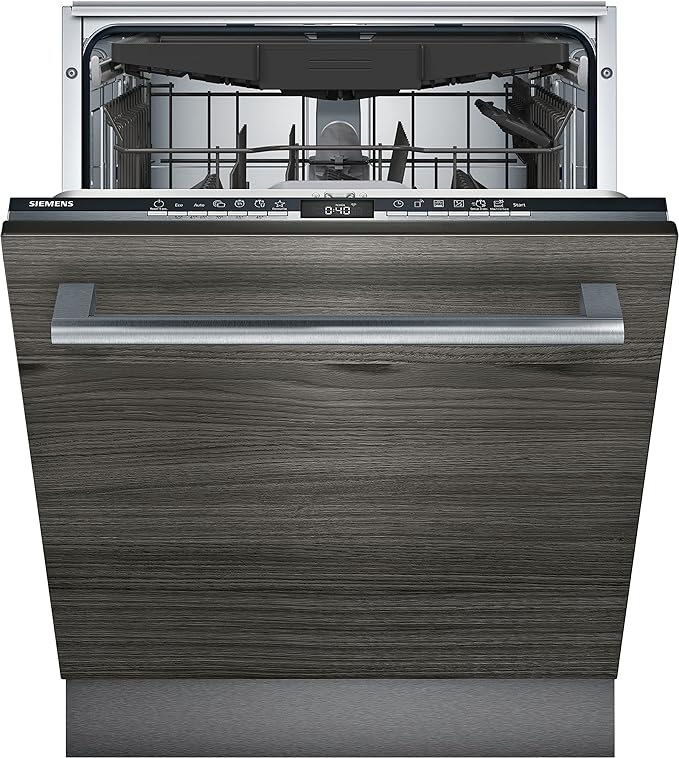 Siemens SN63EX14VE, iQ300 Smarter Geschirrspüler, Vollintegrierte Spülmaschine mit Besteckschublade, 60 cm, Auto Türöffnung dank autoOpen dry, Besonders leise durch iQdrive-Motor, infoLight aquaStop